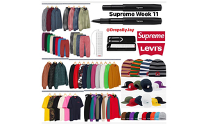 Supreme 2018 秋冬第 11 周发售单品一览