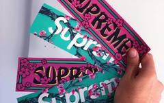 Supreme 贴纸欣赏