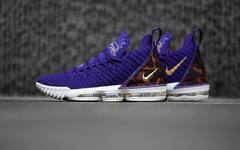 近赏丨湖人紫金配色 Nike LeBron 16 “King Court Purple”