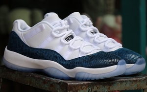 过分好看啊！蓝蛇 Air Jordan 11 Low 明年登场