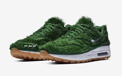 材质有点夸张！这款 Nike Air Max 1 “Grass” 你怎么看？