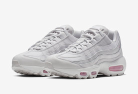 女生专属的清爽白粉配色！Air Max 95再迎全新配色！