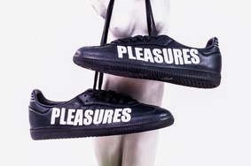 巨大的刺绣 logo ！PLEASURES x adidas Consortium 联名鞋款正式发布