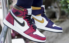 湖人芝加哥混搭上脚！这双Nike Dunk SB x AJ1真心不一般