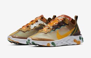 爵士主题装扮？Nike React Element 87 新配色即将发售