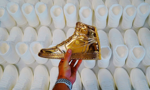 球鞋雕刻作品欣赏！24K金打造的Air Jordan 1 你见过吗