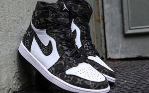 LV 花纹牛仔布打造！这款 Air Jordan 1 不得了