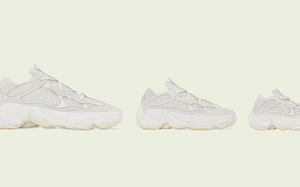 人气骨白配色确认发售！这双 Yeezy 500 你喜欢吗？