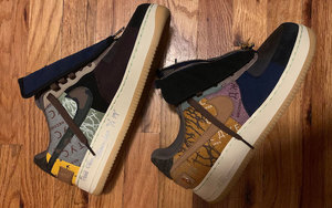 又一款狠鞋！Travis Scott x Nike Air Force 1 Low 十月登场