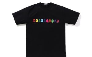 骷髅头+猿人头元素！BAPE® x mastermind JAPAN 全新联名 T 恤系列登场