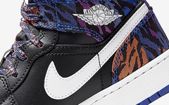 彩色虎纹印花！这双 Air Jordan 1 Mid 野性十足