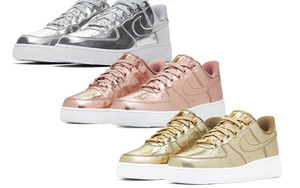 金银铜选哪双？Nike Air Force 1 SP “Liquid Metal” 系列曝光