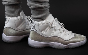 上脚气质奢华！Air Jordan 11“ Metallic Silver” 月底登场