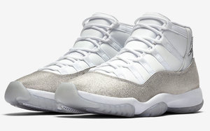 哪个小姐姐能抗拒？！ Air Jordan 11 “ Metallic Silver” 官图释出