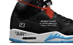 鞋侧暗藏 Swoosh ！OFF-WHITE x Air Jordan 5 明年全明星期间登场！