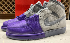 更多细节图曝光，Sheila Rashid x AJ 1 Mid质感上佳