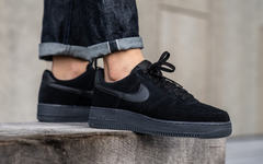 绒面革配合皮革Swoosh，秋冬还有一款性价比AF1不容错过