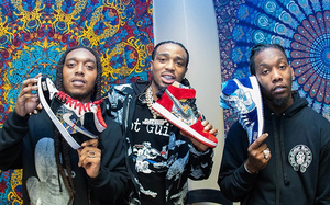 北美顶级说唱组合 Migos 晒出专属 AJ 1 ！浓郁中国风让人痴迷！