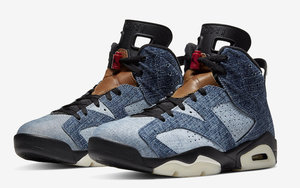 官图释出！Air Jordan 6 “Washed Denim” 配色规格不输联名