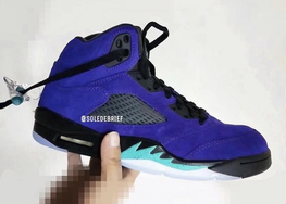 经典人气配色又来了！全新 Air Jordan 5 紫葡萄首度曝光