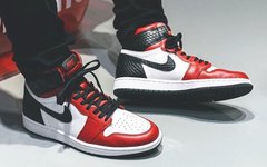 竟然没有丝绸？AJ 1 “Satin Snake” 上脚照首次曝光！