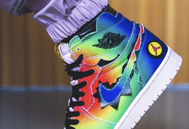 移不开眼！J Balvin x Air Jordan 1 上脚太帅了！