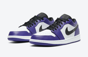 秋冬季的紫色穿搭怎么样？Air Jordan 1 Low “Court Purple”将售