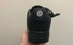 Stüssy x Nike AF 1 黑色款完整实物曝光！细节设计可圈可点！