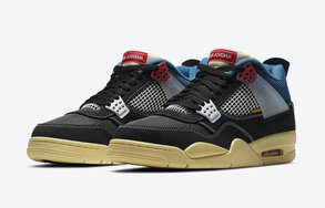 月底重磅！Union x Air Jordan 4 黑色版官图释出！