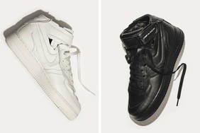 设计感十足！COMME des GARÇONS x Nike 全新联乘 Air Force 1 Mid 系列，你心动了吗？