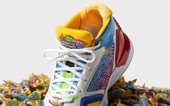 伦纳德战靴联名明日发售！糖果品牌 Jolly Rancher x New Balance The Kawhi 你觉得如何？