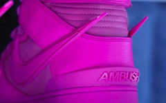发售信息来了！ AMBUSH x Nike Dunk Hi 新配色下月登场！