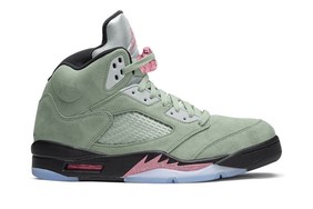 少见抹茶绿鞋身！这双 Air Jordan 5 新配色有点特别！