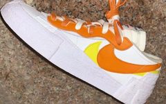 Sacai x Nike Blazer Low“岩浆橙” 首度曝光！明年 2 月发售！