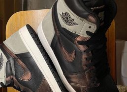 “变色龙”既视感！全新 Air Jordan 1 初次曝光，设计有点帅！