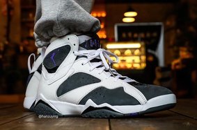 首次上脚释出！Air Jordan 7 “Flint” 复刻版依旧帅炸！