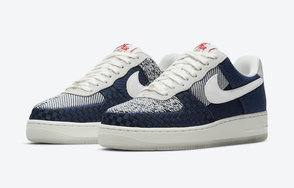 低调古朴不失华丽！全新 Nike Air Force 1“Sashiko” 官图释出！