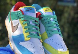 Nike Dunk Low “Free 99” 完整实物曝光！不对称鸳鸯设计相当惊艳！