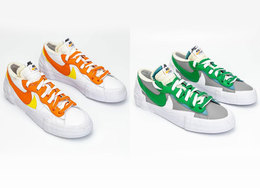 目前最完整实物照释出！Sacai x Nike Blazer Low 你种草了吗？