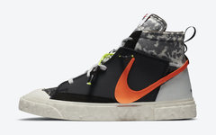 黑白两款配色，READYMADE x Nike Blazer Mid官图释出