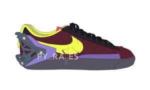 Blazer Low 要崛起了？ACRONYM x Nike Blazer Low 联名首度曝光！