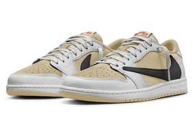 全新 Travis Scott x Air Jordan 1 Low “Pale Vanilla” 官图曝光！