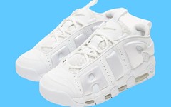 全新 Nike Air More Uptempo Low “Triple White” 官图曝光！