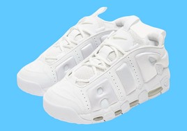 全新 Nike Air More Uptempo Low “Triple White” 官图曝光！