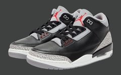 复刻 Air Jordan 3 OG “Black Cement” 官图曝光！