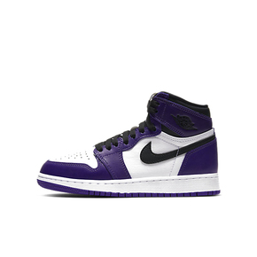 Air Jordan 1 AJ1白紫脚趾(GS) 紫葡萄 篮球鞋 575441-500