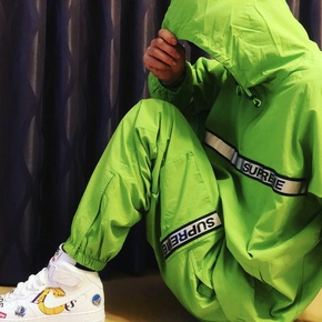 supreme 18春夏 reflective 3m反光工装裤