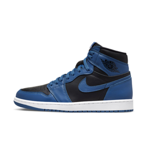 Air Jordan 1 High OG “Dark Marina Blue” 皇家蓝2.0 复古篮球鞋 黑蓝 555088-404