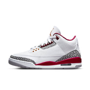 Air Jordan 3 “Cardinal Red” 紅雀 白酒紅爆裂紋復古籃球鞋 CT8532-126