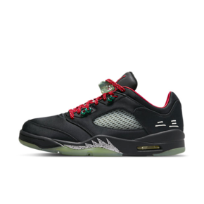 CLOT x Air Jordan 5 Retro Low 黑红中国玉 复古篮球鞋 DM4640-036